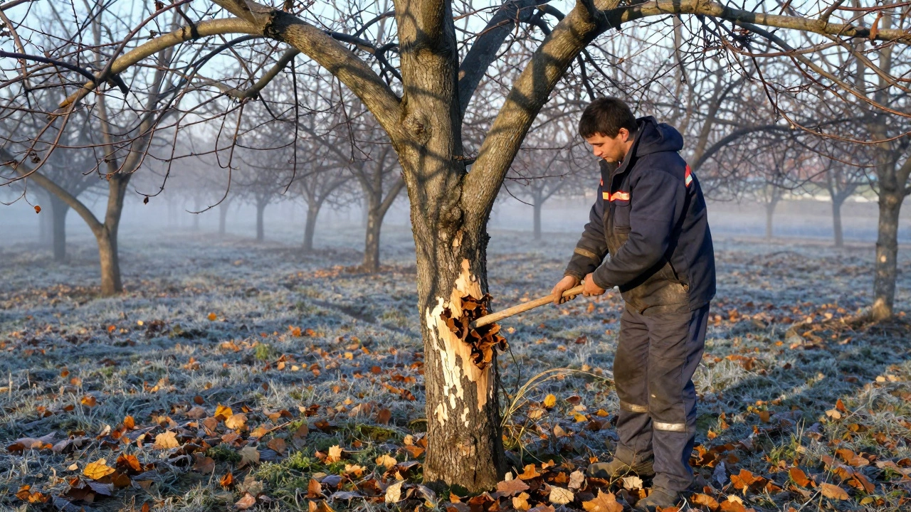 Чем обработать садовые деревья на зиму: пошаговая инструкция для начинающих
