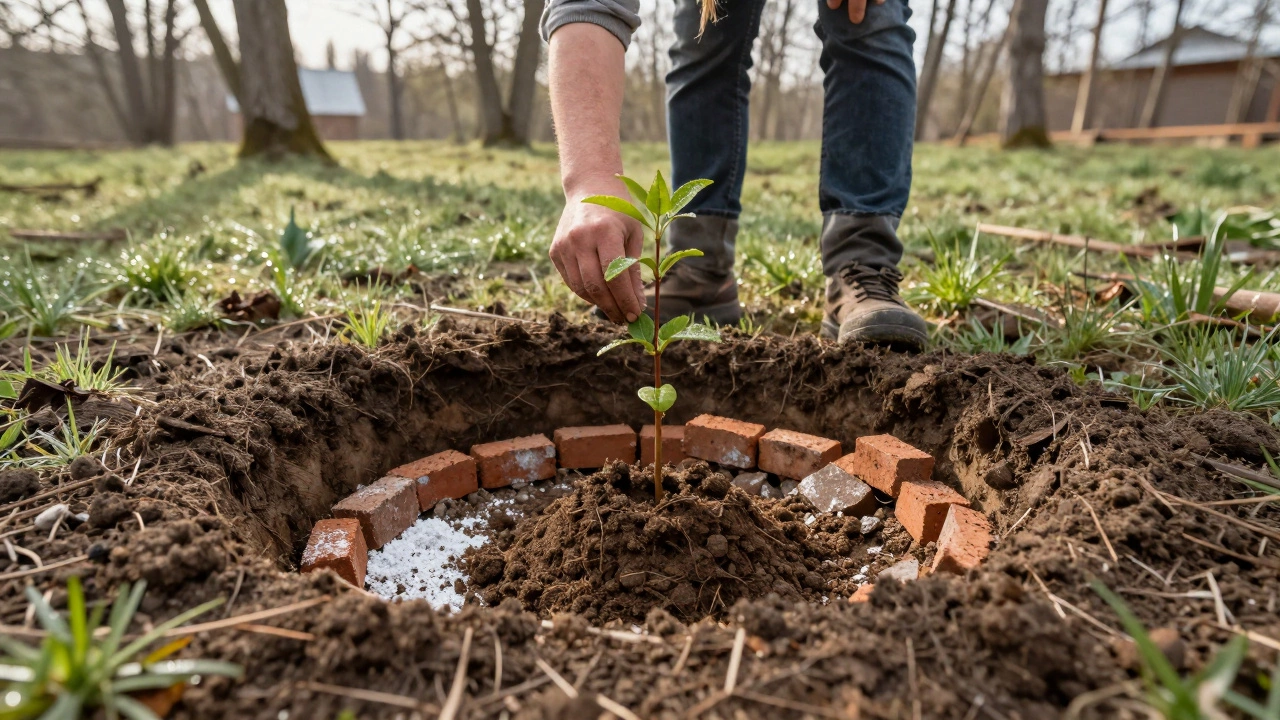 Что положить в яму при посадке деревьев весной: пошаговая инструкция с конкретными материалами